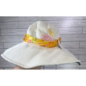 NWT Disney Parks Princess & The Frog Tiana Sun Hat Reversible Color‎ Me Courtney